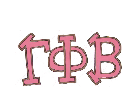 Gamma Phi Beta Custom Embroidery T-shirts Accessories Campus Gear Stickers