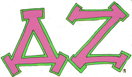 Delta Zeta Custom Embroidery T-shirts Accessories Campus Gear Stickers